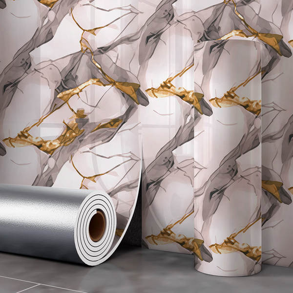 Papel de Parede Autocollante Imitação Mármore