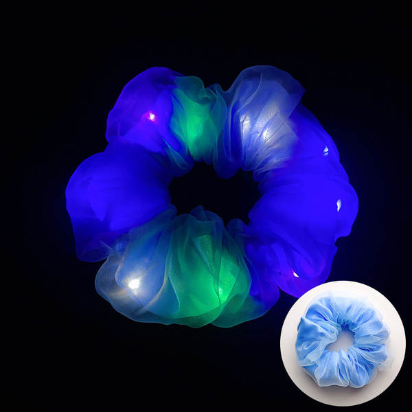 LED brilho do intestino grosso cabelo círculo di luz da noite cabelo brilho da luz da noite cabelo de cabelo da noite cabelo da fronteira cabelo