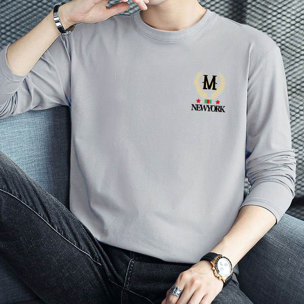 Camiseta Masculina de Manga Longa