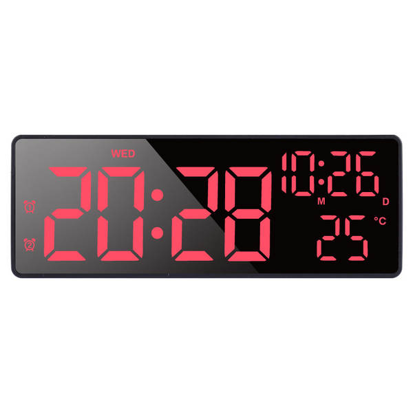 Relógio Digital LED com Termômetro