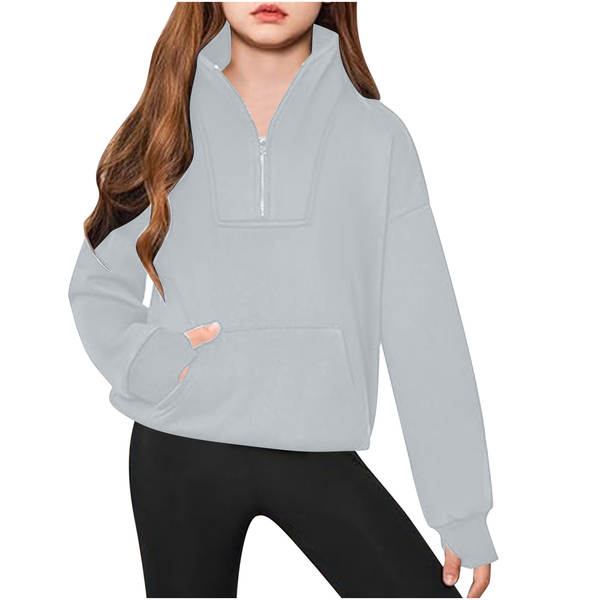 Blusa esportiva infantil de manga longa