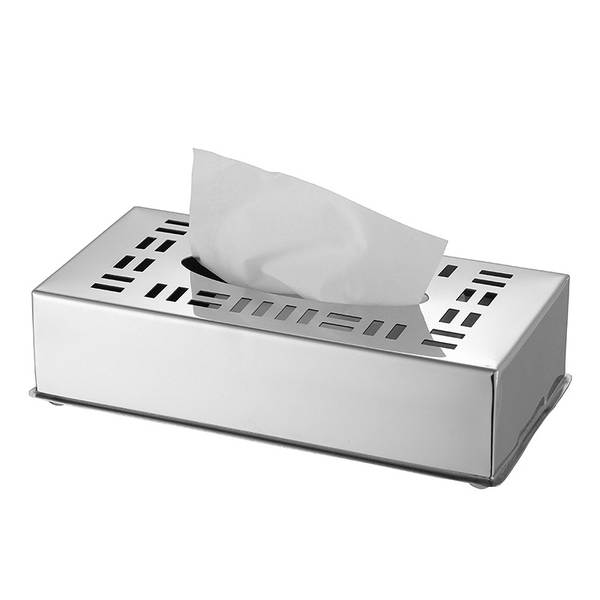 Caixa de Guardanapos de Aço Inox