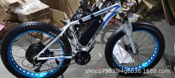 26 polegadas 4,0 pneus snowboard 1500W motor velocidade de alumínio de liga de gordura assistente elétrico 48V montanha auto
