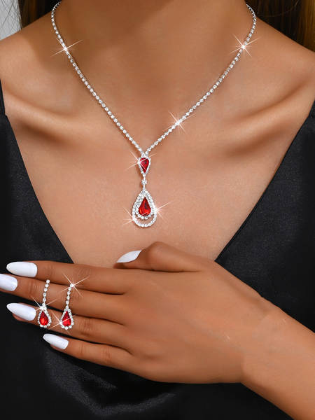 Preço especial!Joias europeias e norte-americanas de moda de alta qualidade de alta qualidade de joias de cristal