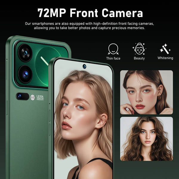 M17 Pro Max celular 16+1TB Android inteligente de 7,3 polegadas de tela grande fonte fábrica de venda direta para distribuição completa
