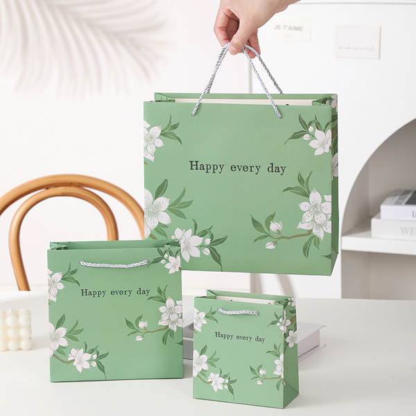 Bolsa de presente azul luxo
