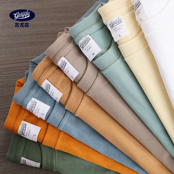 250 gramas de peso pesado japonês suave algodão puro T-shirt masculino e feminino T-shirt branco suave suave suave suave suave suave INS