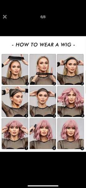Transfronteiriço Europeu-Americano Wigs Frente Race África Pequeno-volume Cabeça de fibra química Cabeça completa natural de moda