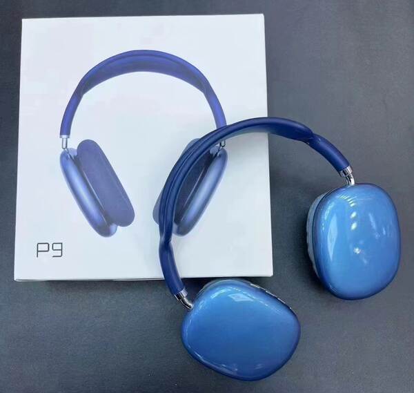 Transfronteiras 2025 novo head-to-head Bluetooth Headset P9 pro max jogo para fones de ouvido Apple Headset Heavy Low