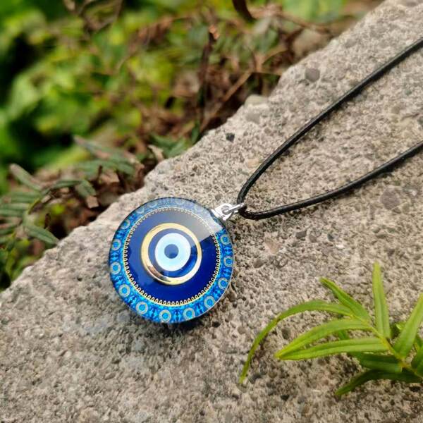 Colar de Olho Azul Turquesa