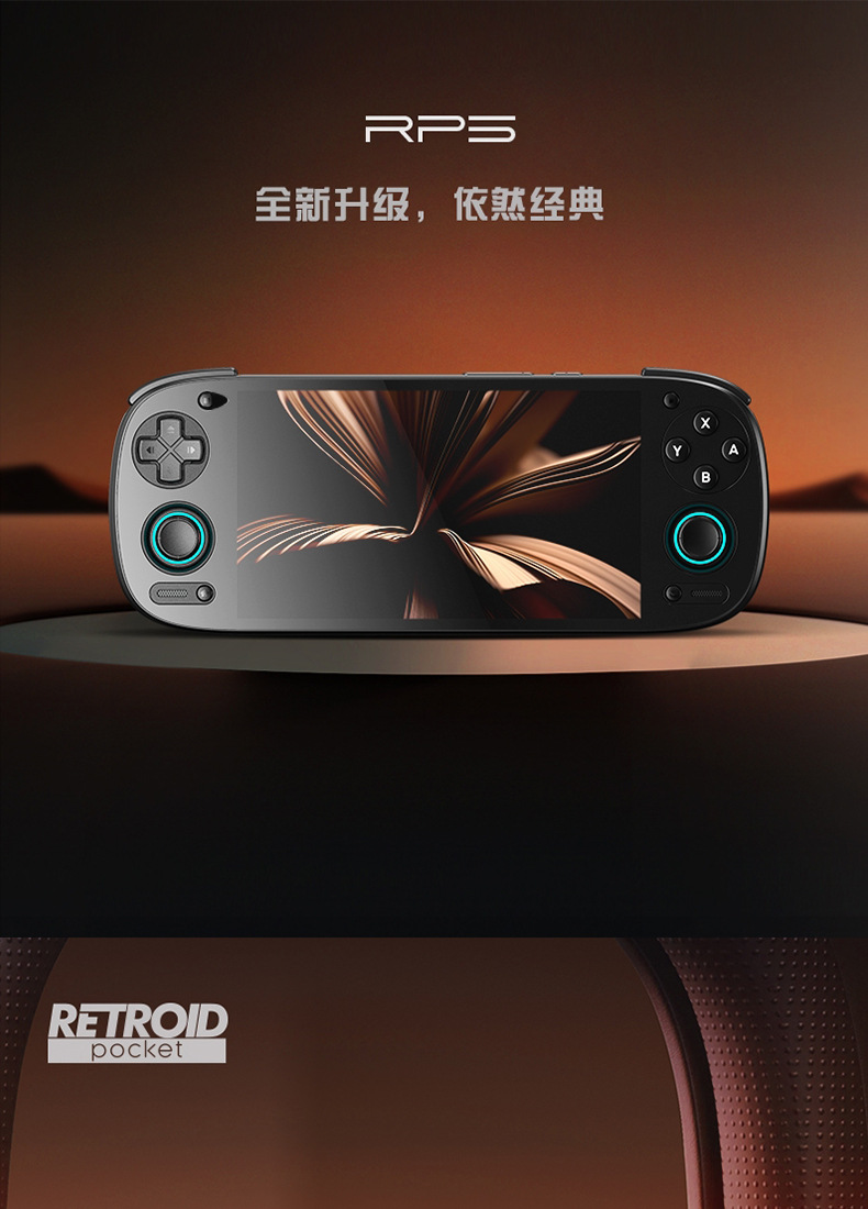 Novo Retroid Pocket 5/RP5 Snapdragon 865 OLED Full-Screen de alto desempenho
