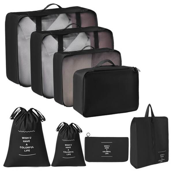 Kit de Organização de Viagem 7 Peças