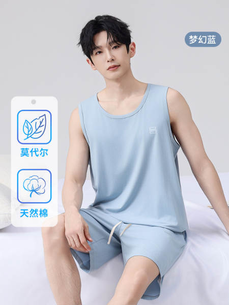 Camiseta masculina de verão Modelo de casaco de algodão sem mangas 2026 Novo casaco masculino