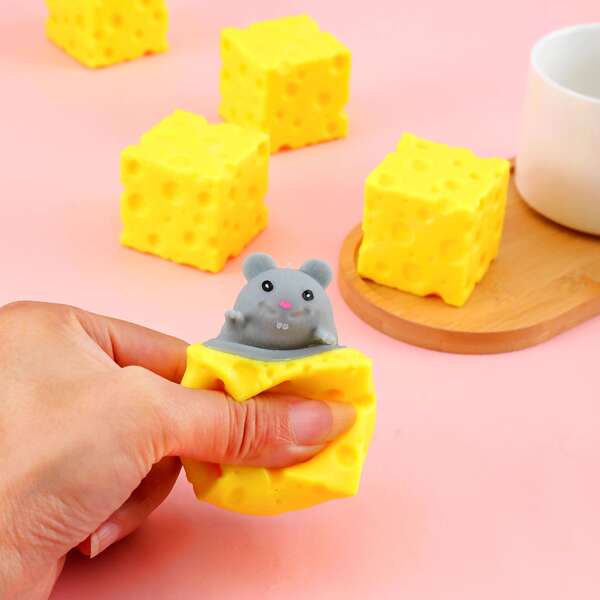 Rato de Queijo Anti Estresse