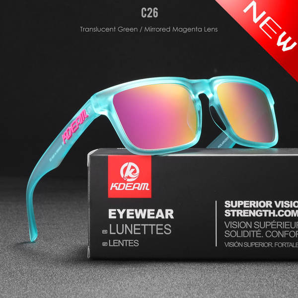 Óculos de sol KDEAM clássicos para homens e mulheres KD332
