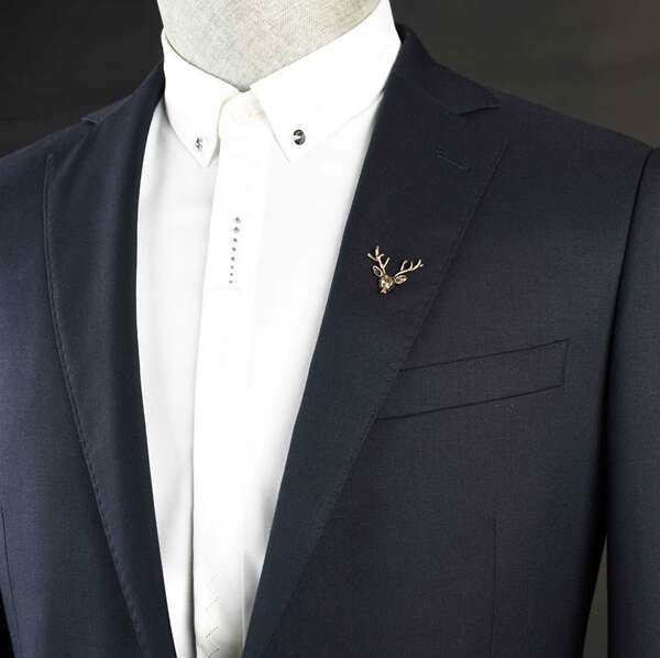 70 australiano cabelo de cor azul alta profissão negócios homens roupa suíte alta sensação masculino casual roupa de vestido masculino