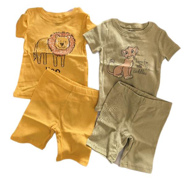 Car*ters nova roupa de casa para crianças 2 peças de roupa de cama para bebês de algodão puro