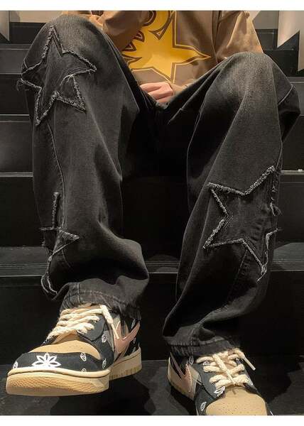 Calça Jeans Masculina Larga Inverno