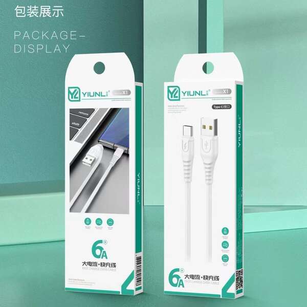 6A Cabo de Carregamento de Dados Rápido Celular USB Inteligente Compatível Completamente Compatível Cabo de Carregamento Android Tipo-C Fabricante