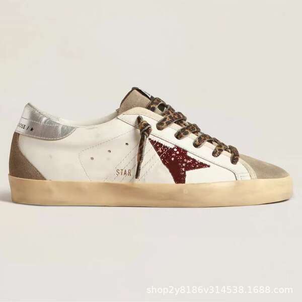 Sapato casual branco de couro