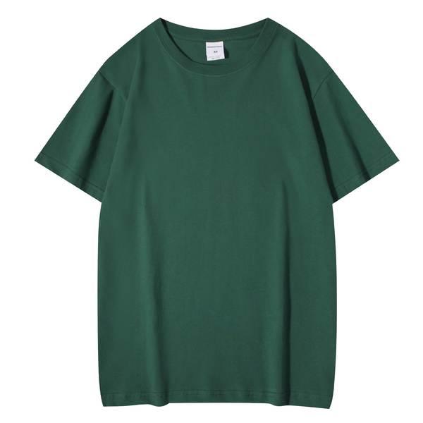 220 gramas de algodão puro T-shirt homem e mulher impressão de logotipo T-shirt vazio T-shirt personalizado de mangas curtas T-shirt cultural T-shirt