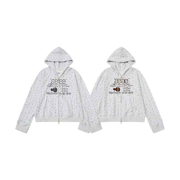 Blazer esportivo florido coreano
