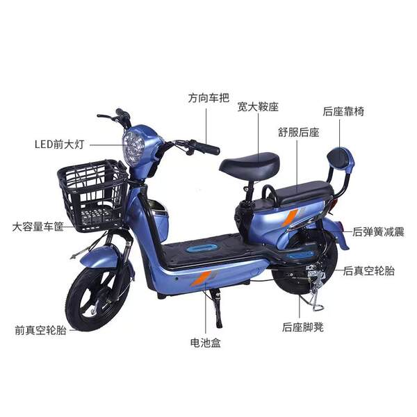 Novo veículo elétrico de duas rodas veículo elétrico bicicleta elétrica para adultos veículo elétrico para estudantes de 48V veículo elétrico de duas rodas