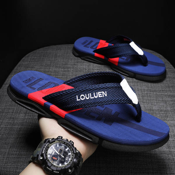 Sandália de borracha masculina