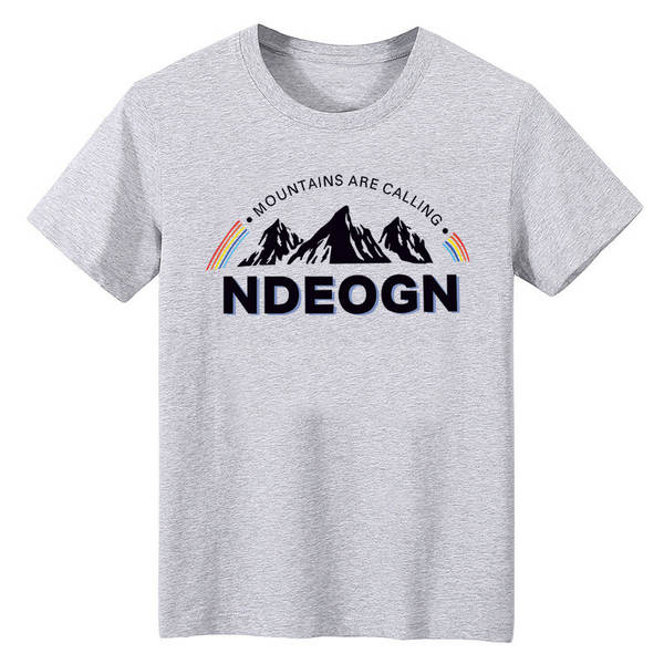 T-shirt masculino de pulseira curta de verão de gelo novo de lazer impresso em roupas de pulseira redonda T-shirt de pulseira meia pulseira de pulseira masculino