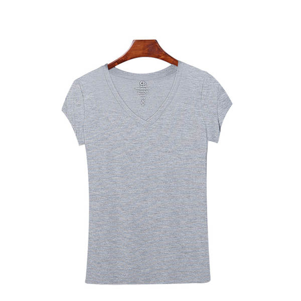 T-shirt feminino de pulso curto para o verão T-shirt feminino K242A