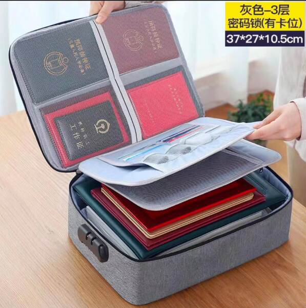 Bolsa de Organização de Documentos Impermeável