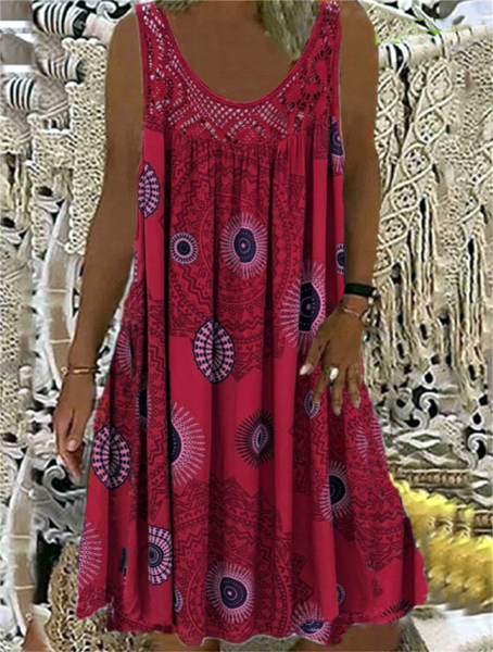 2026 Novo modelo europeu-americano de senhoras impressas digitais de ombro a ombro sexy pendurado relaxação vestido vestido Race vestido casual