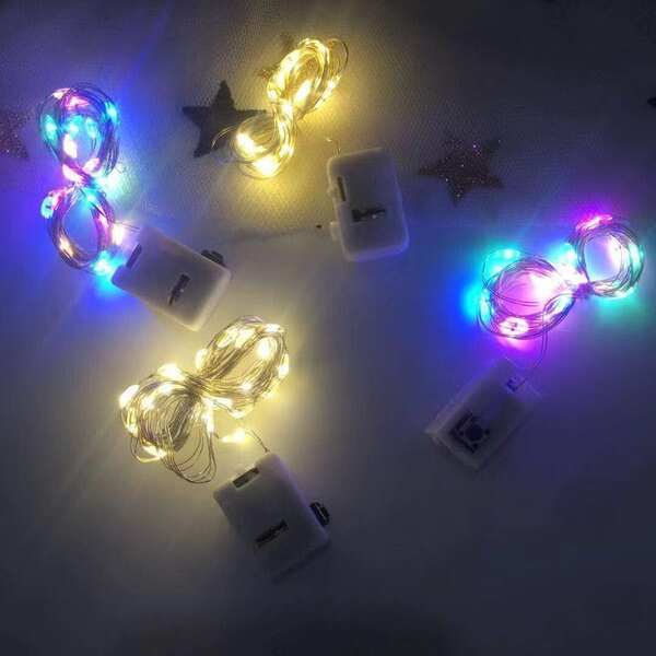 Lanternas coloridas LED lanternas de cobre lanternas de flores lanternas de torta de Natal decoradas com lâmpadas coloridas com lanternas cheias de estrelas