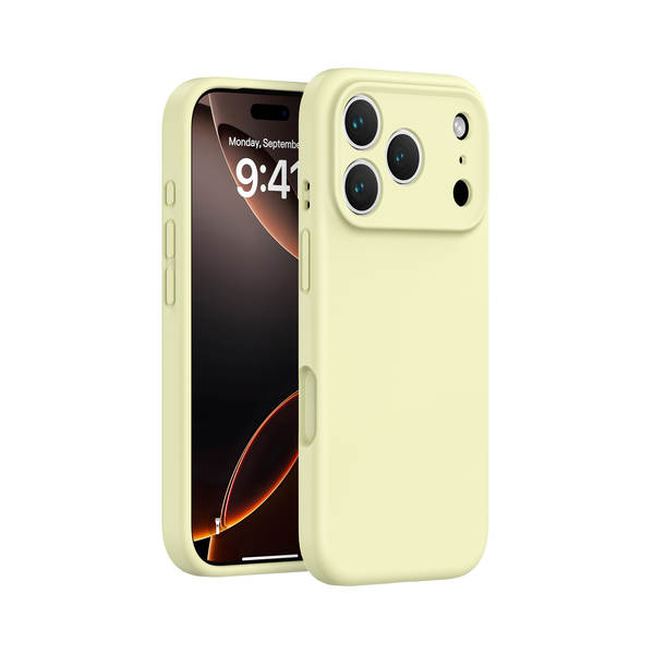 Aplicável ao iPhone 17 PROMAX Telemóvel Capa de silício líquido poros Apple 17 com botão de proteção contra queda AI
