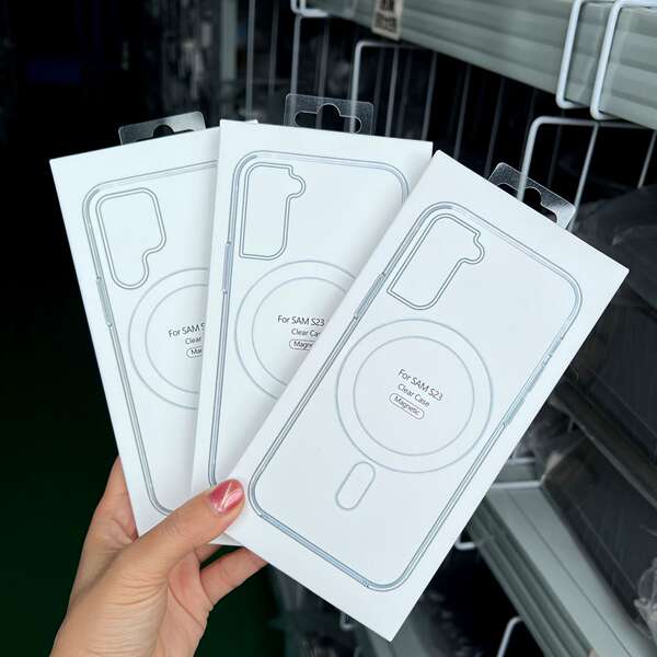 Aplicável a Samsung S25ultra Cellular Shell S26 Magnetic Sugar Cellular Shell A57 Protector de Queda S24+ Transparente