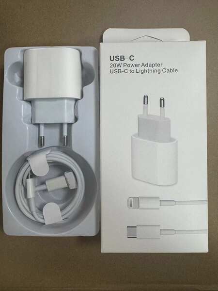 Cabeça de carregamento de celular padrão europeu pd20w para Apple 15 carregador iPad kit linha de dados pd 35w