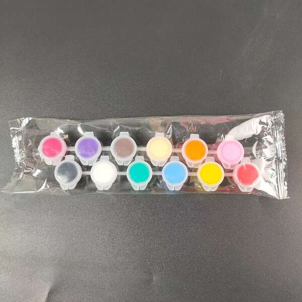 Pintura de acrílico 3 ml de 12 cores de coloração de coloração de bonecos de coloração para crianças pinturas de pintura artística fabricantes de lote