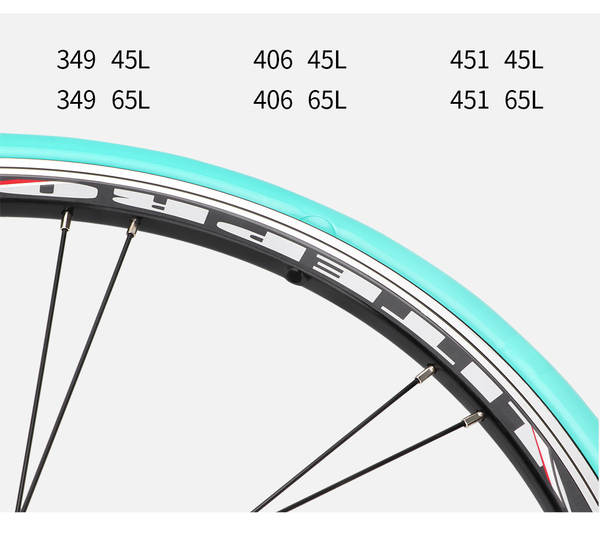 MEROCA Pneus para bicicletas de 16 polegadas / 20 polegadas 349 / 406 / 451
