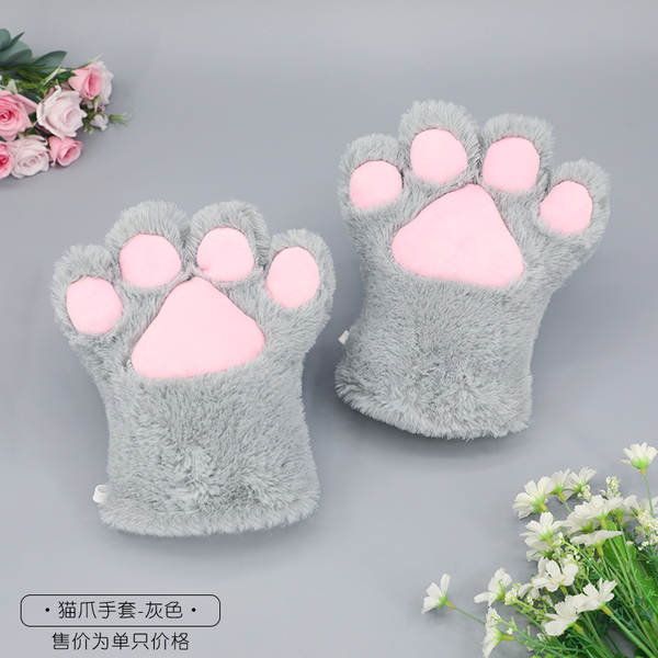 Guarda-chuva para gatos com as mãos vermelhas, gatos com as unhas vermelhas