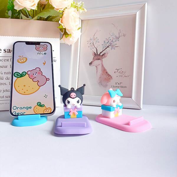 Suporte de Celular com Figurinha de Gato