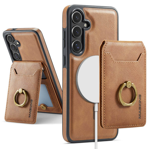 K1 Aplicável Samsung S25 Anel Magnético Sugar Cartão De Proteção S25 Plus Carregador Sem Fio Telemóvel Shellmagsafe