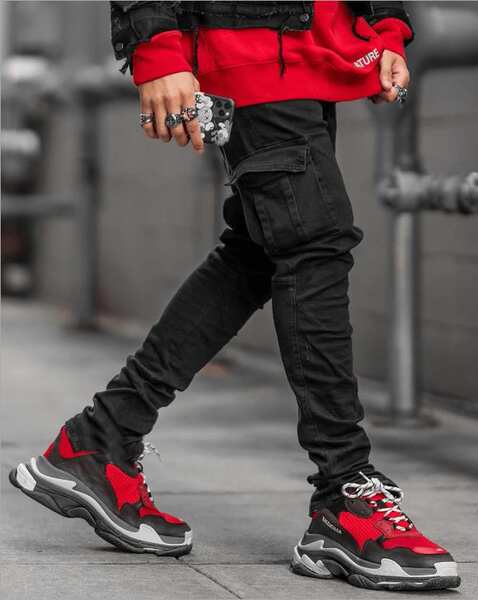 2021 Euro-American Cross-Border New Jeans Homens Piso lateral Pequenos Pés Estreitos jeans NK012
