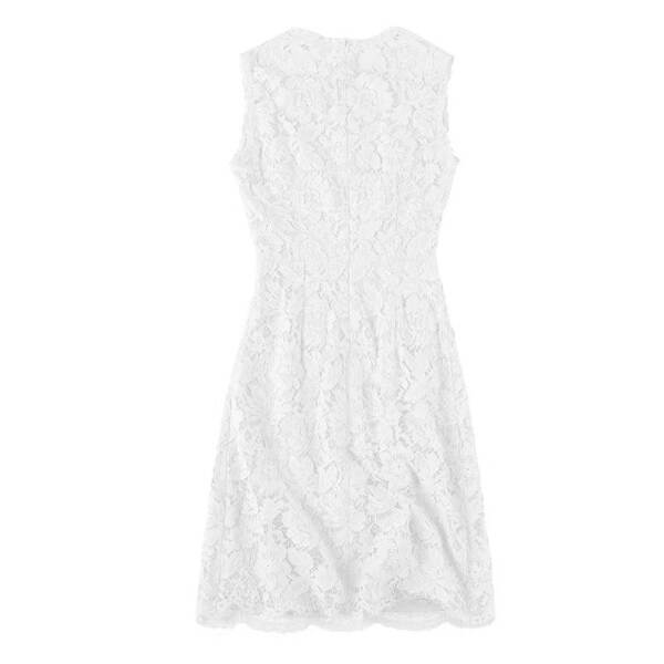 Vestido rosa sem mangas