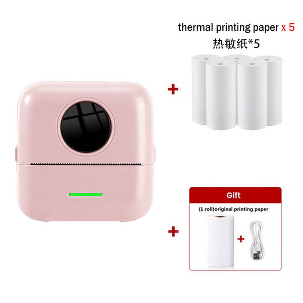 Mini impressora sem fio sem fio de venda quente transfronteiriça celular inteligente sem tinta Bluetooth impressora de fotos domésticas de pequeno porte
