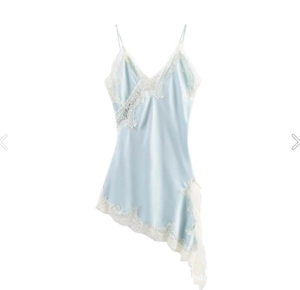 Comércio Exterior Transfronteiriço 2025 União Européia Roupas femininas de moda temperamento sexy raso não-asimétrica vestido de casaco 5919200