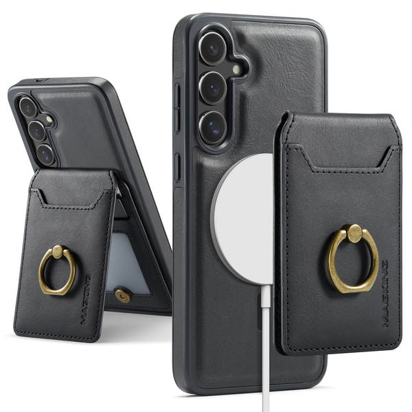 K1 Aplicável Samsung S25 Anel Magnético Sugar Cartão De Proteção S25 Plus Carregador Sem Fio Telemóvel Shellmagsafe