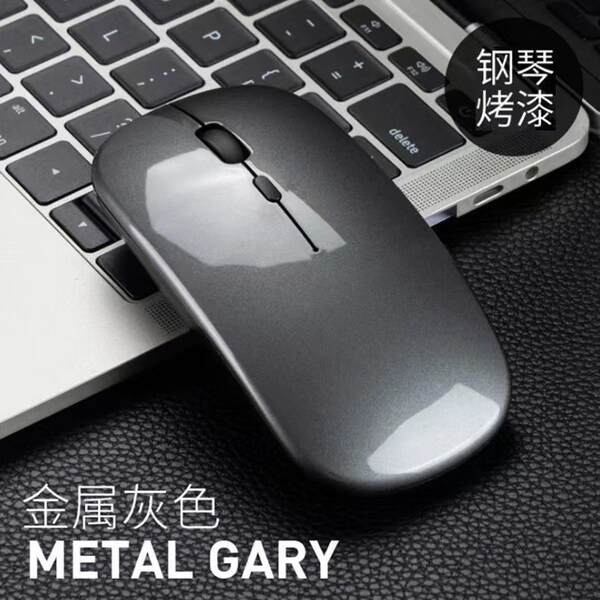 Fonte de fábrica RGB dual-modelo portátil sem fio mouse de baixo som Type-C carregamento em atacado
