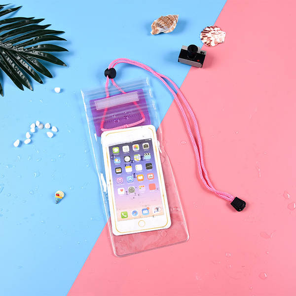 Três bolsas transparentes de telefone celular à prova d'água personalizadas tela táctil mágica bolsas inteligentes à prova d'água fabricantes atacado