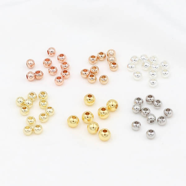 Pérolas de ouro 14K e 18K