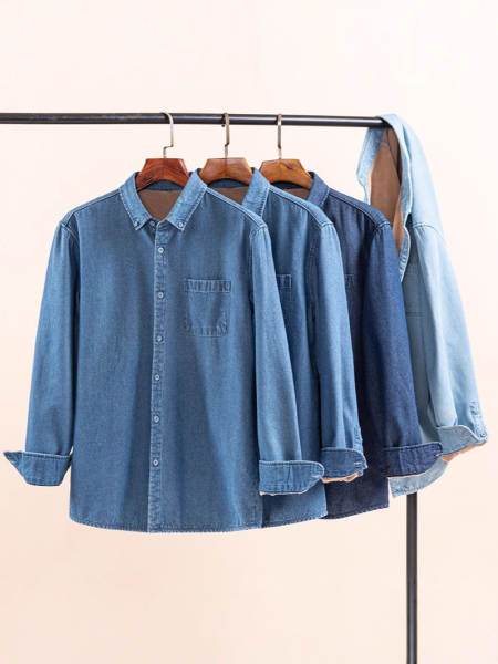 Jaqueta de couro jeans para inverno
